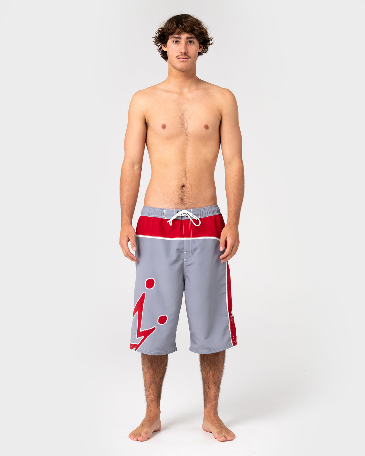 Rusty - Dowshift Hybrid Waist Boardshort | Stone Grey