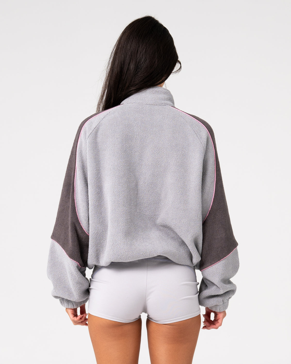 Rusty - Coach Zip Through Sherpa Fleece | Ultimate Grey