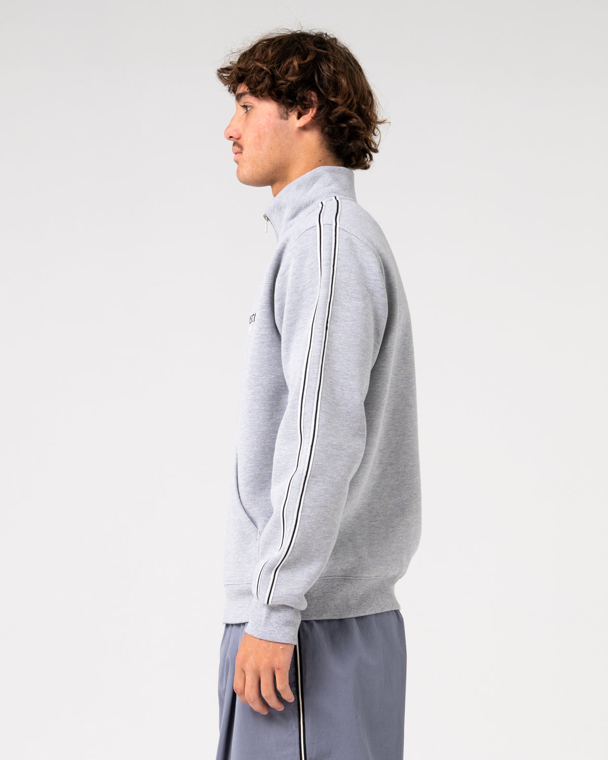 Rusty - Tracka Zip-Thru Fleece | Grey Marle