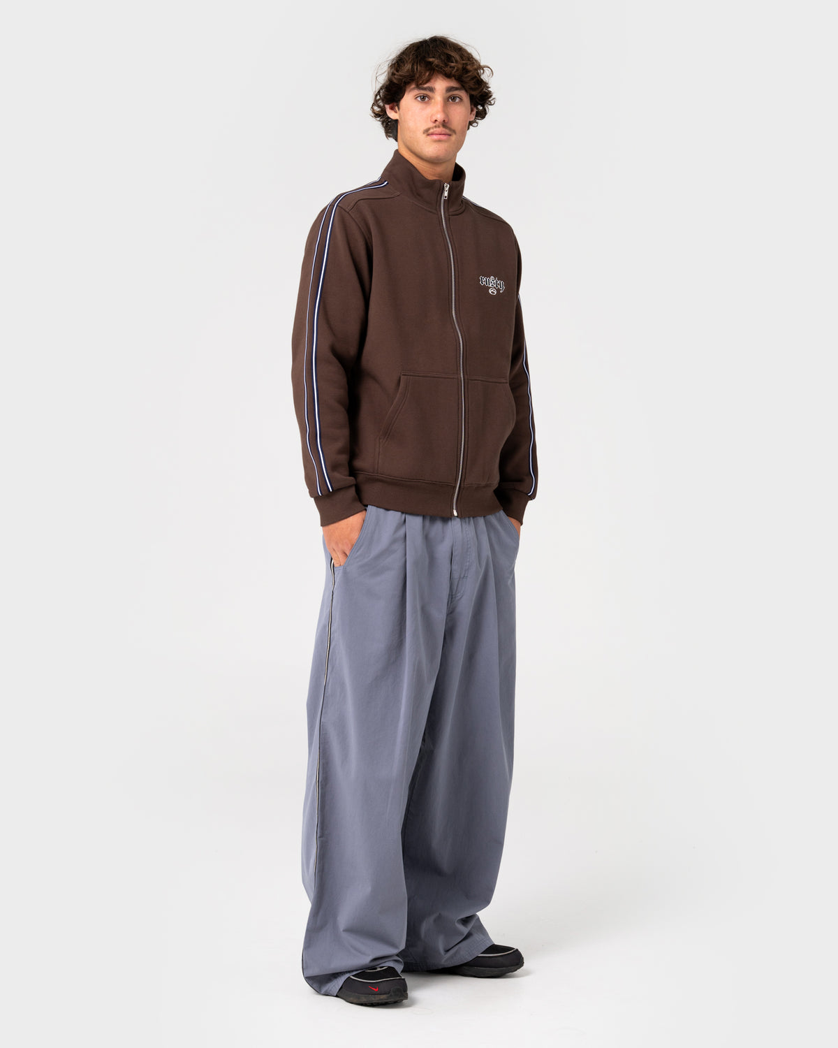 Rusty - Tracka Zip-Thru Fleece | Java