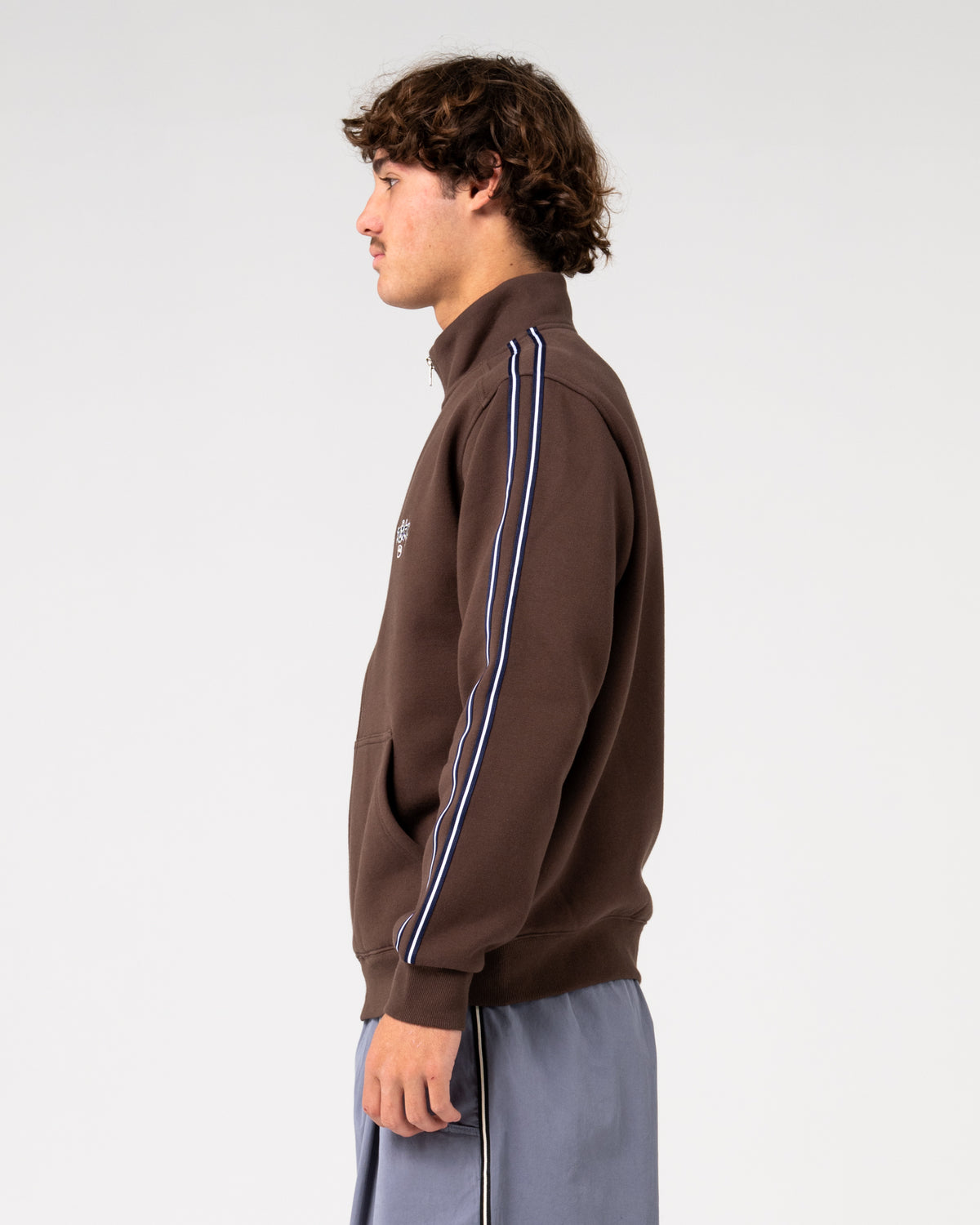 Rusty - Tracka Zip-Thru Fleece | Java