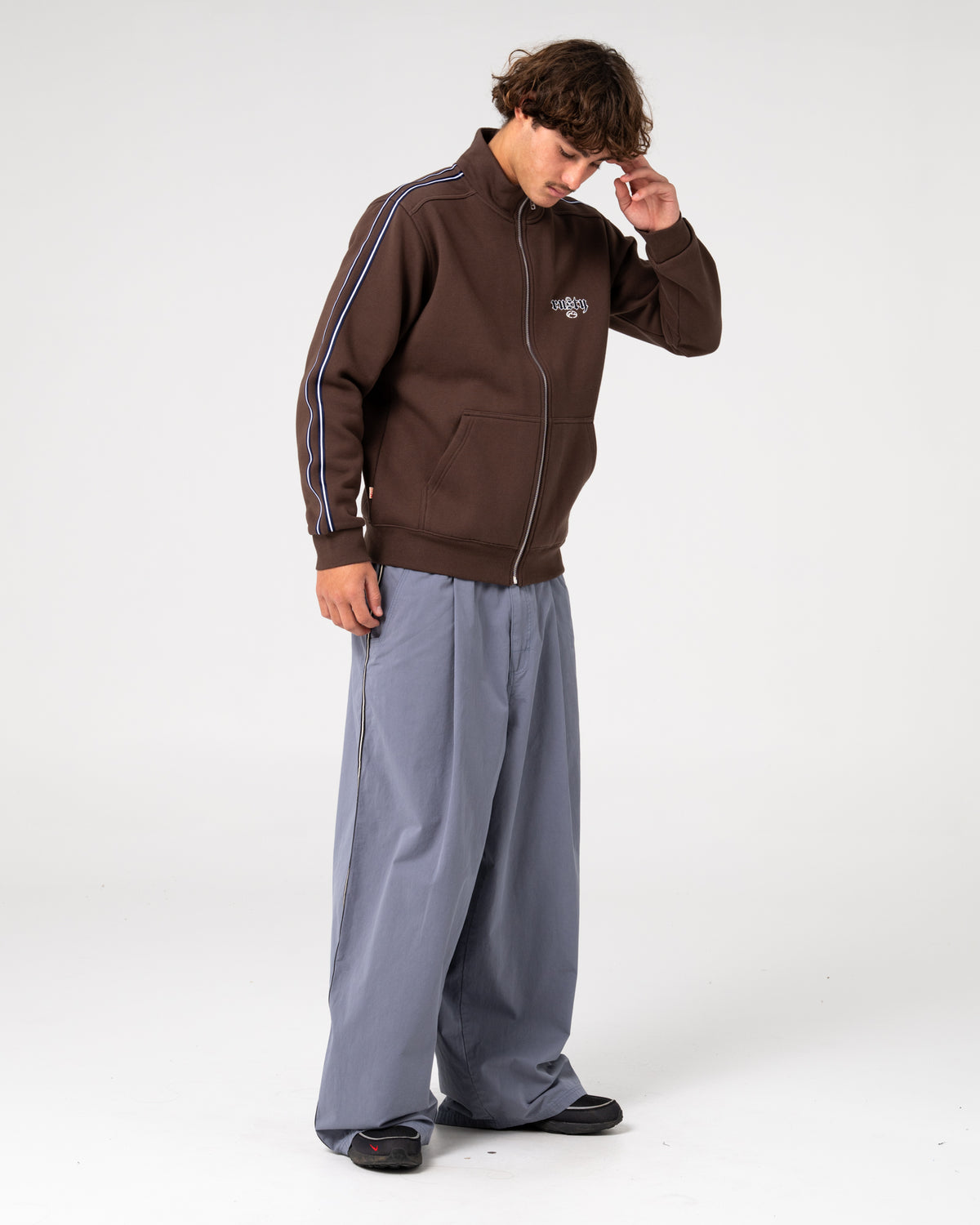 Rusty - Tracka Zip-Thru Fleece | Java