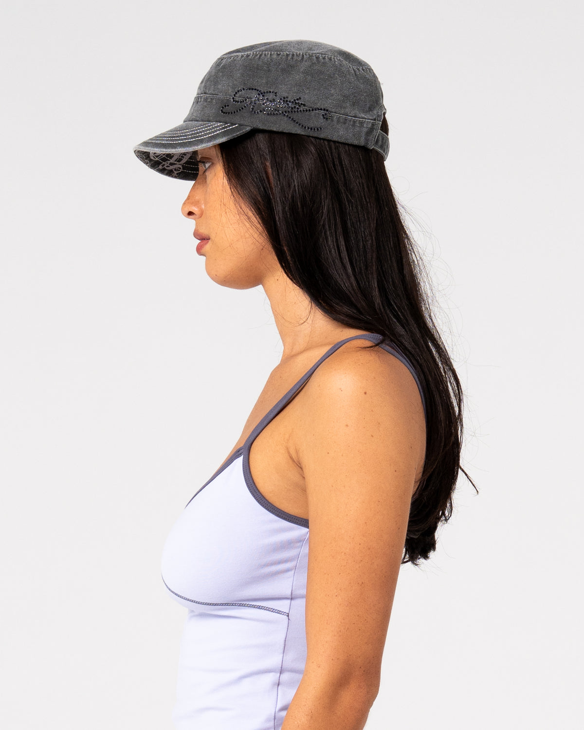 Rusty - Fiend Luxe Military Cap | Washed Black