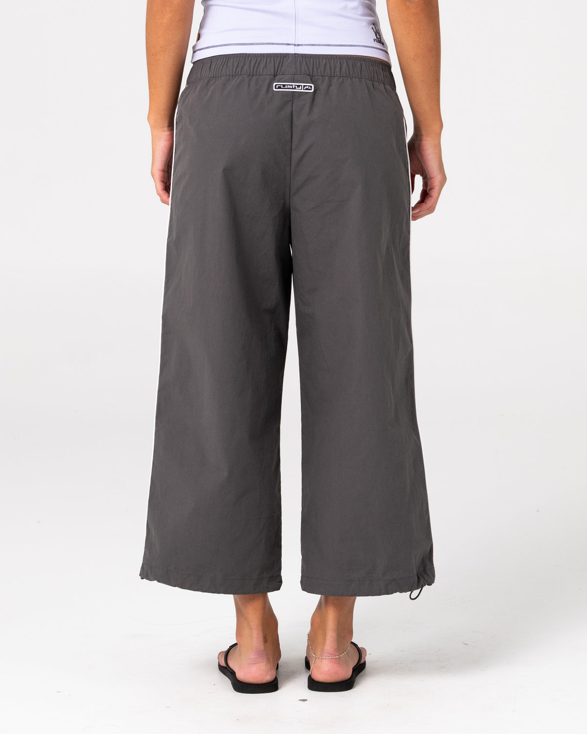 Rusty - Played Low Rise Capri Track Pant | Carbon