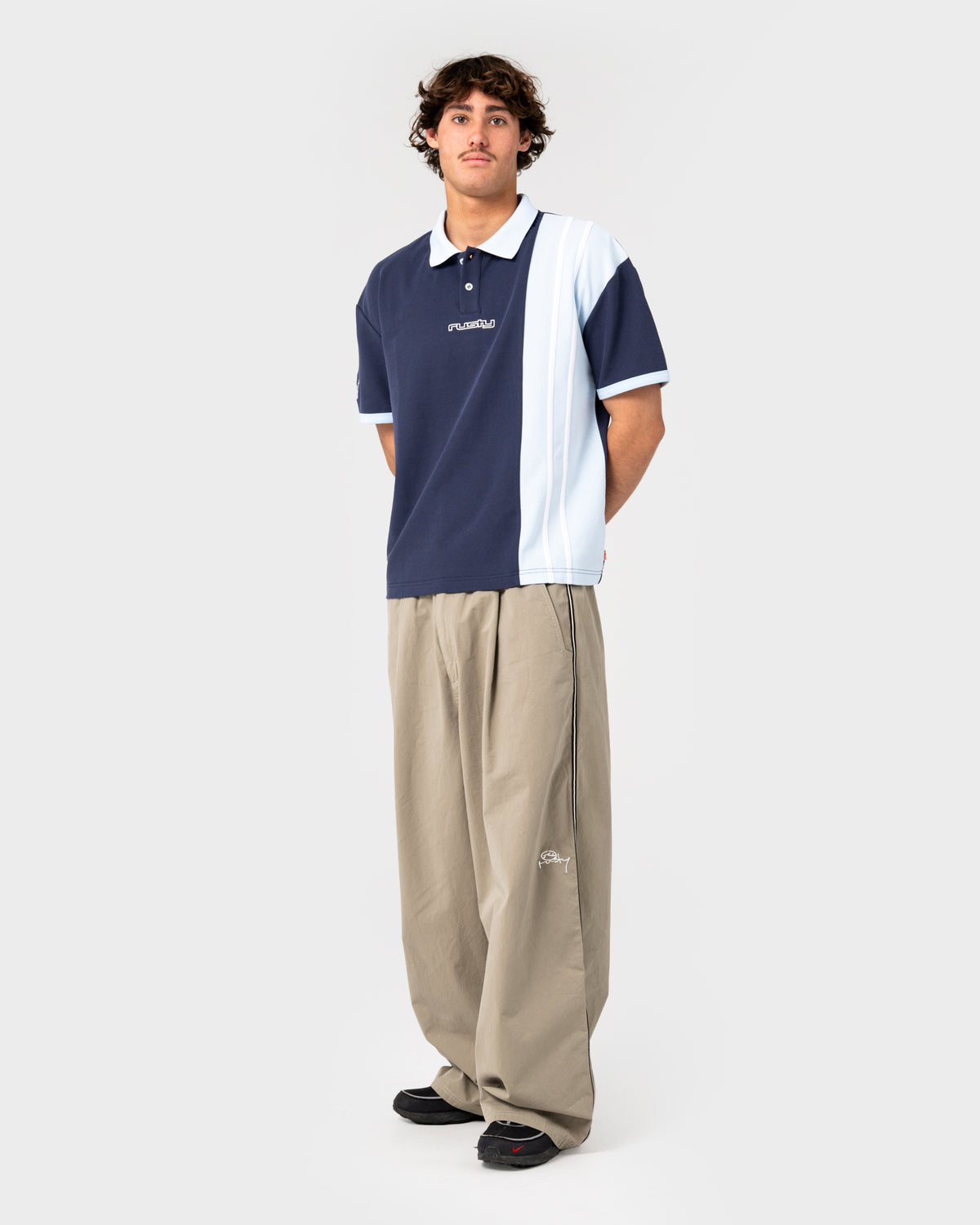 Rusty - Prestige Short Sleeve Polo |  Navy Blue