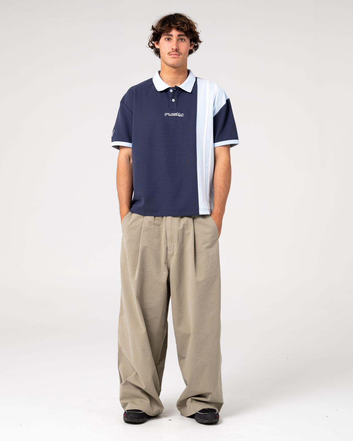 Rusty - Prestige Short Sleeve Polo |  Navy Blue