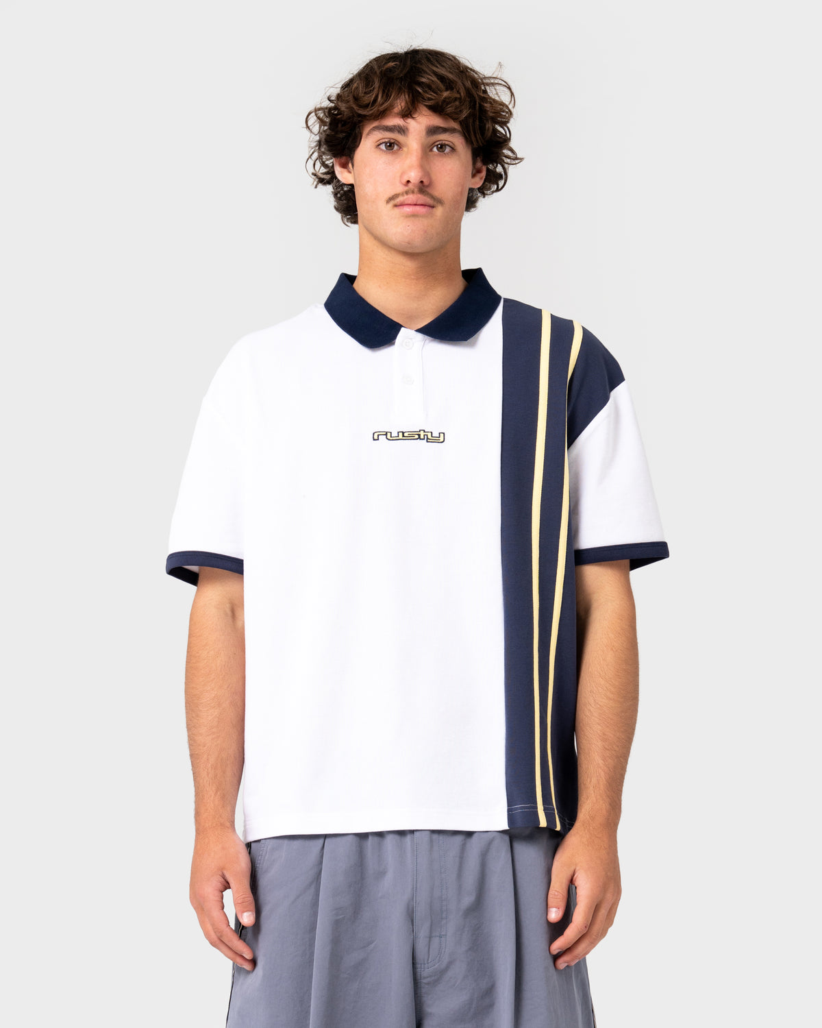 Rusty - Prestige Short Sleeve Polo |  White