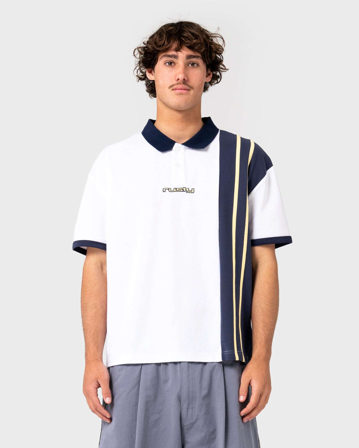 Rusty - Prestige Short Sleeve Polo |  White