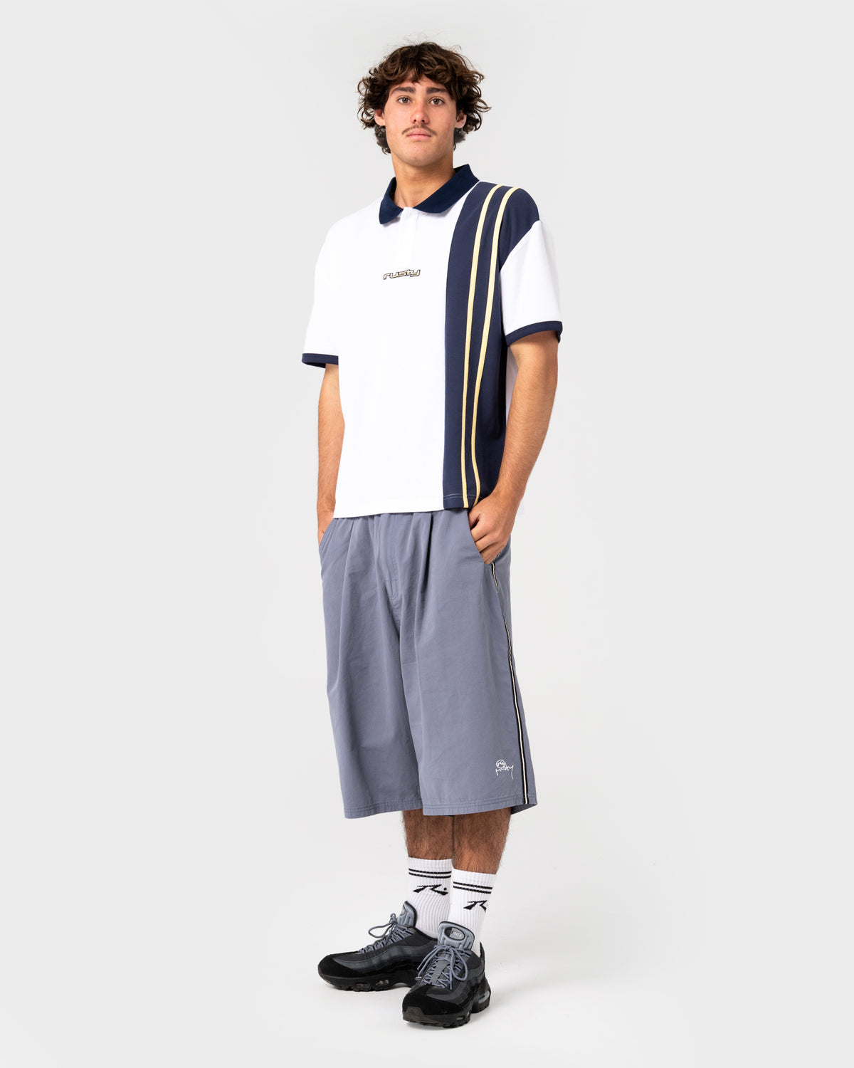Rusty - Prestige Short Sleeve Polo |  White