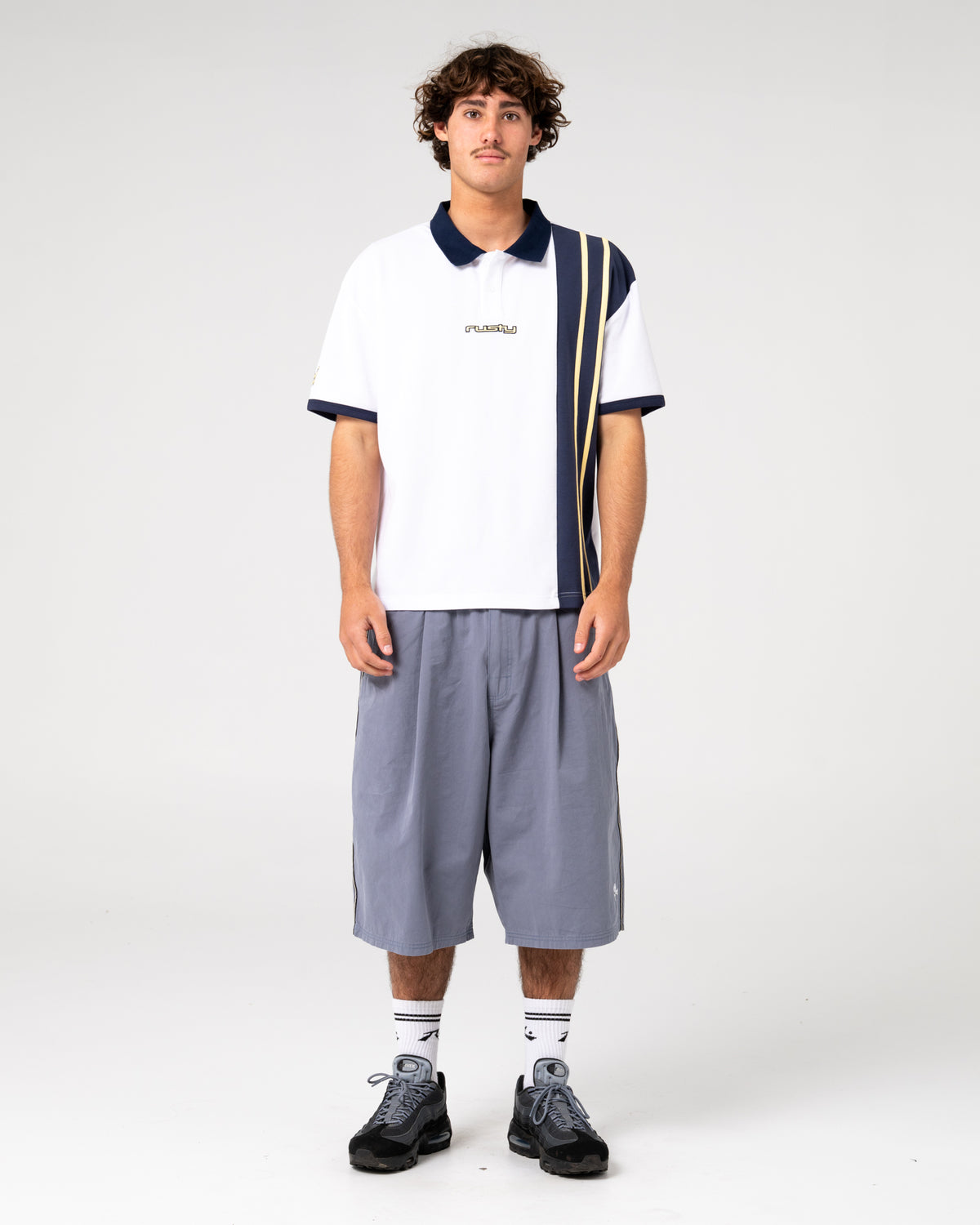 Rusty - Prestige Short Sleeve Polo |  White