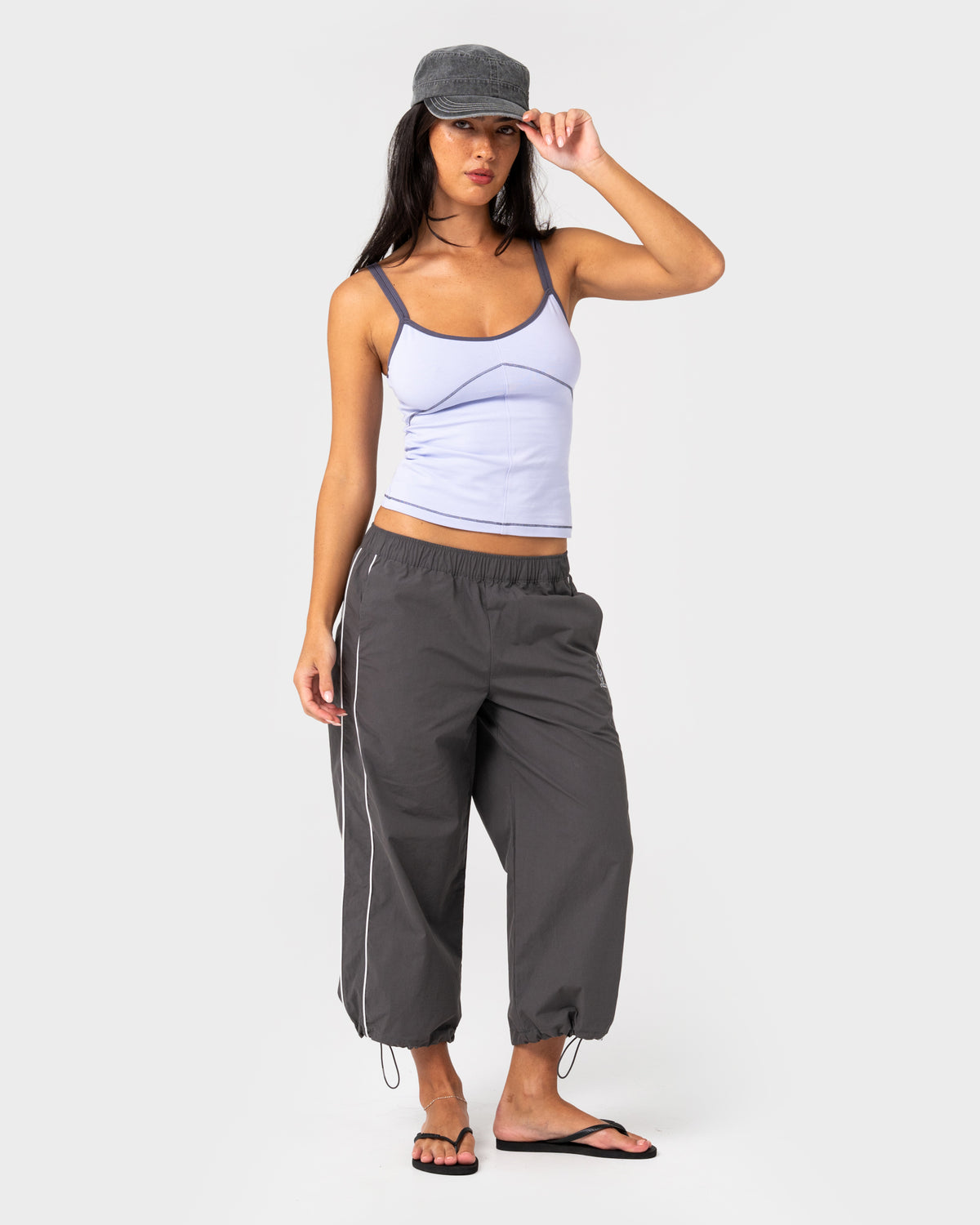 Rusty - Serve Fitted Cami Tank | Violet Blue
