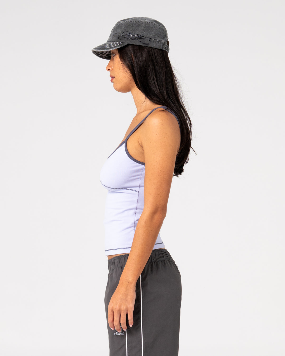 Rusty - Serve Fitted Cami Tank | Violet Blue