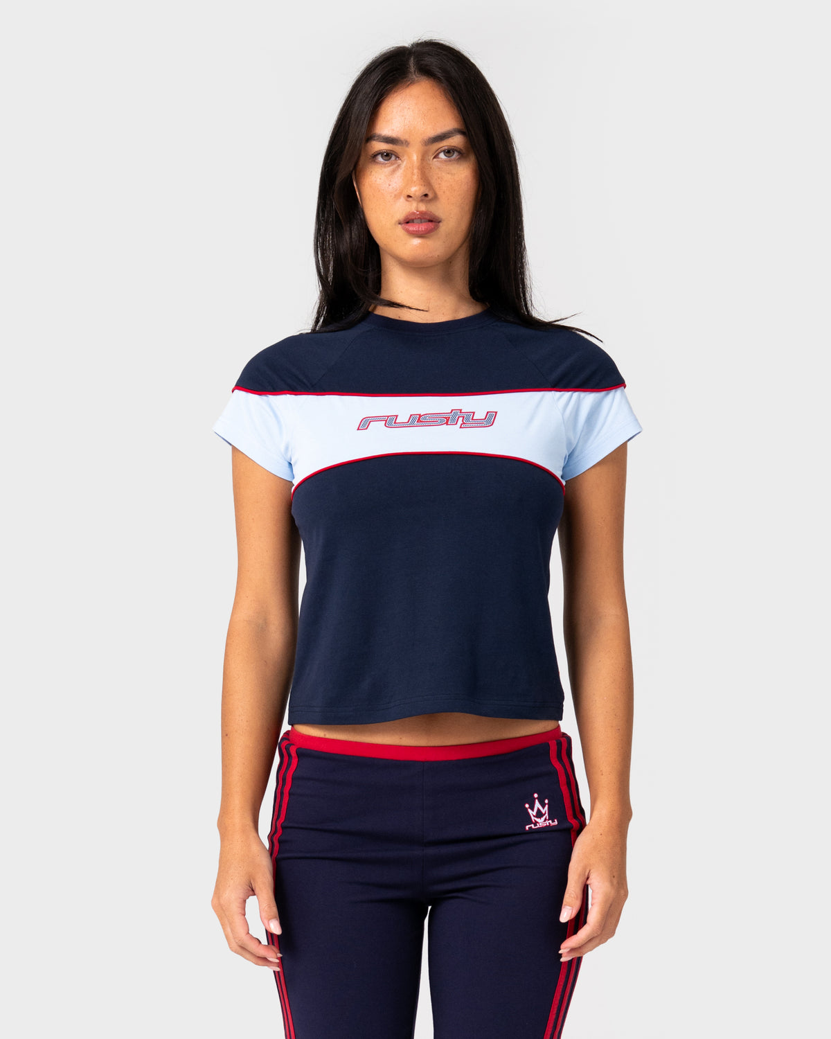 Rusty - Kinetic Baby Tee | Navy Blue