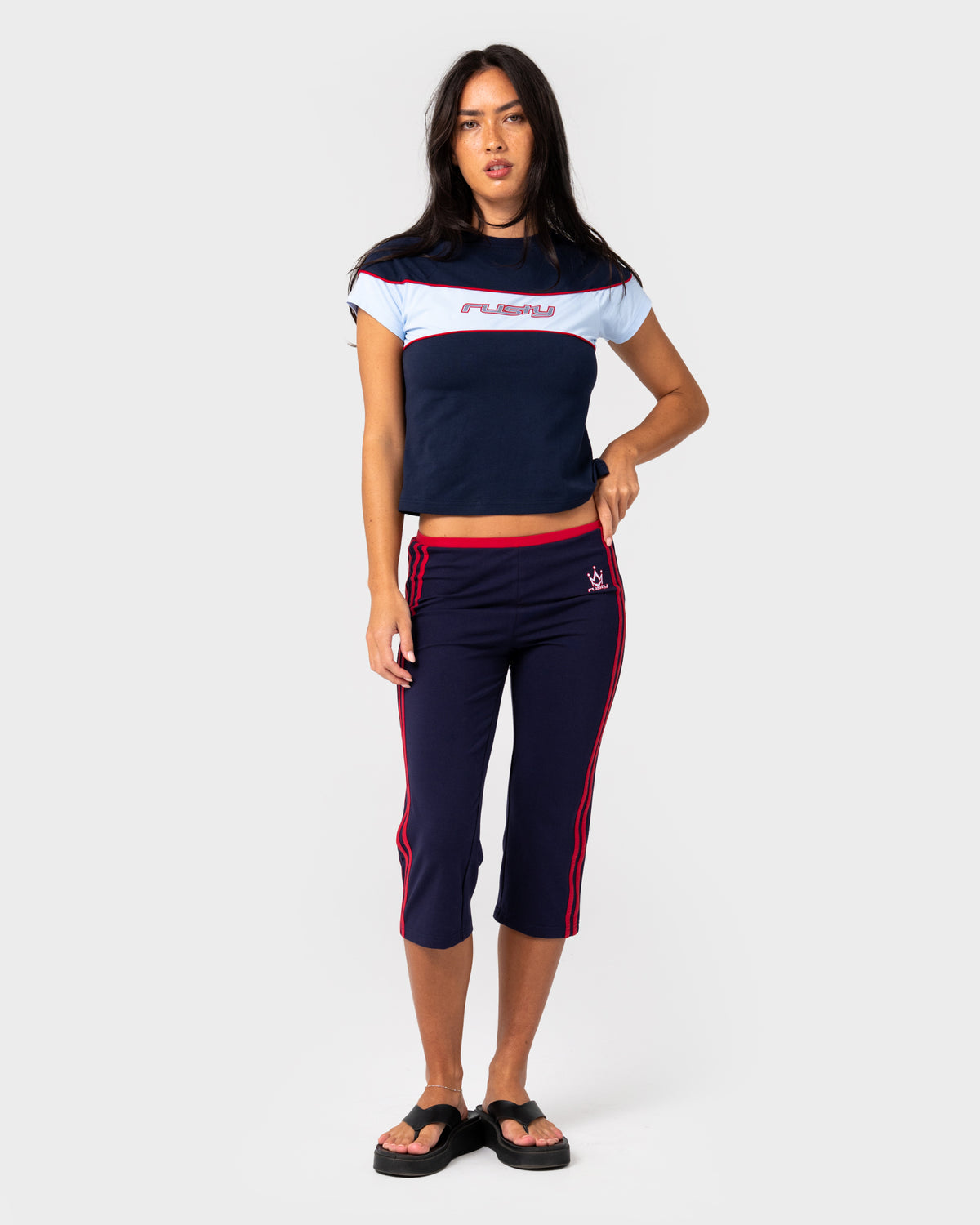 Rusty - Kinetic Baby Tee | Navy Blue