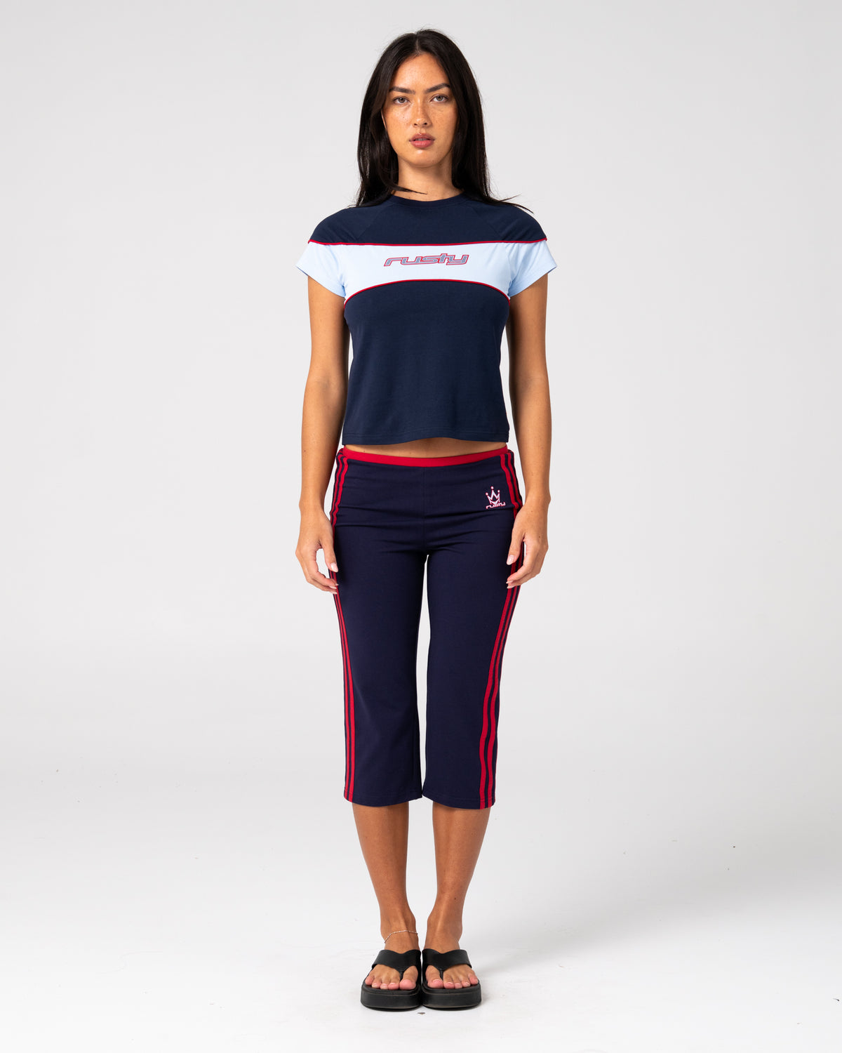 Rusty - Kinetic Baby Tee | Navy Blue