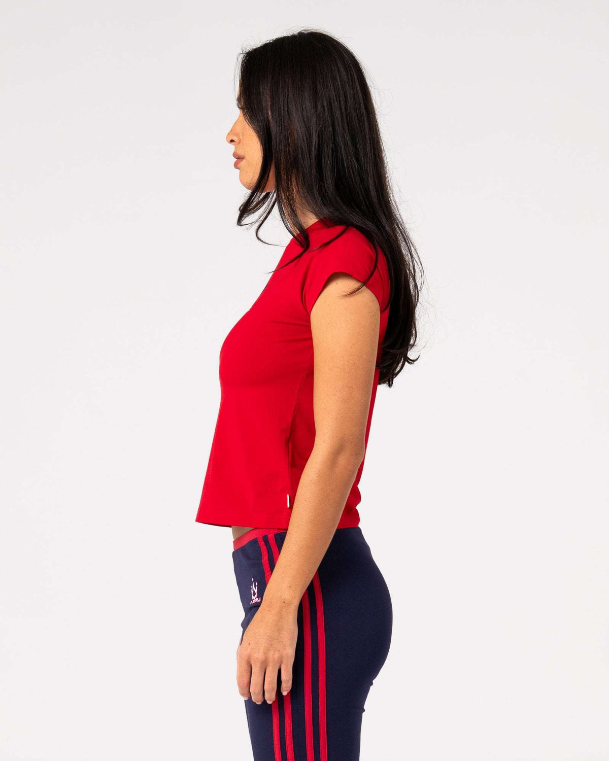 Rusty - Alba Cap Sleeve Baby Tee | Vintage Red