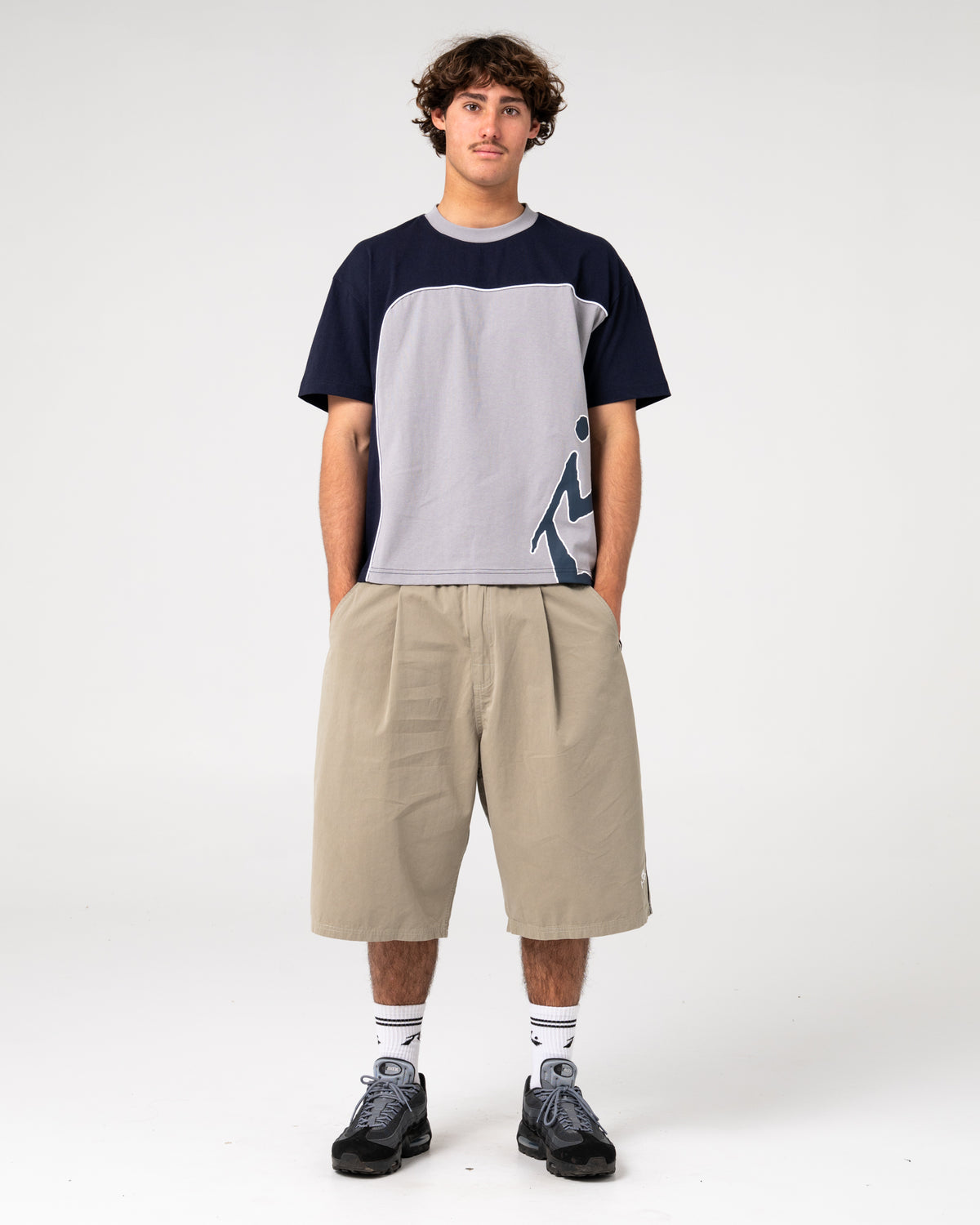 Rusty - Downshift Short Sleeve Tee | Navy Blue