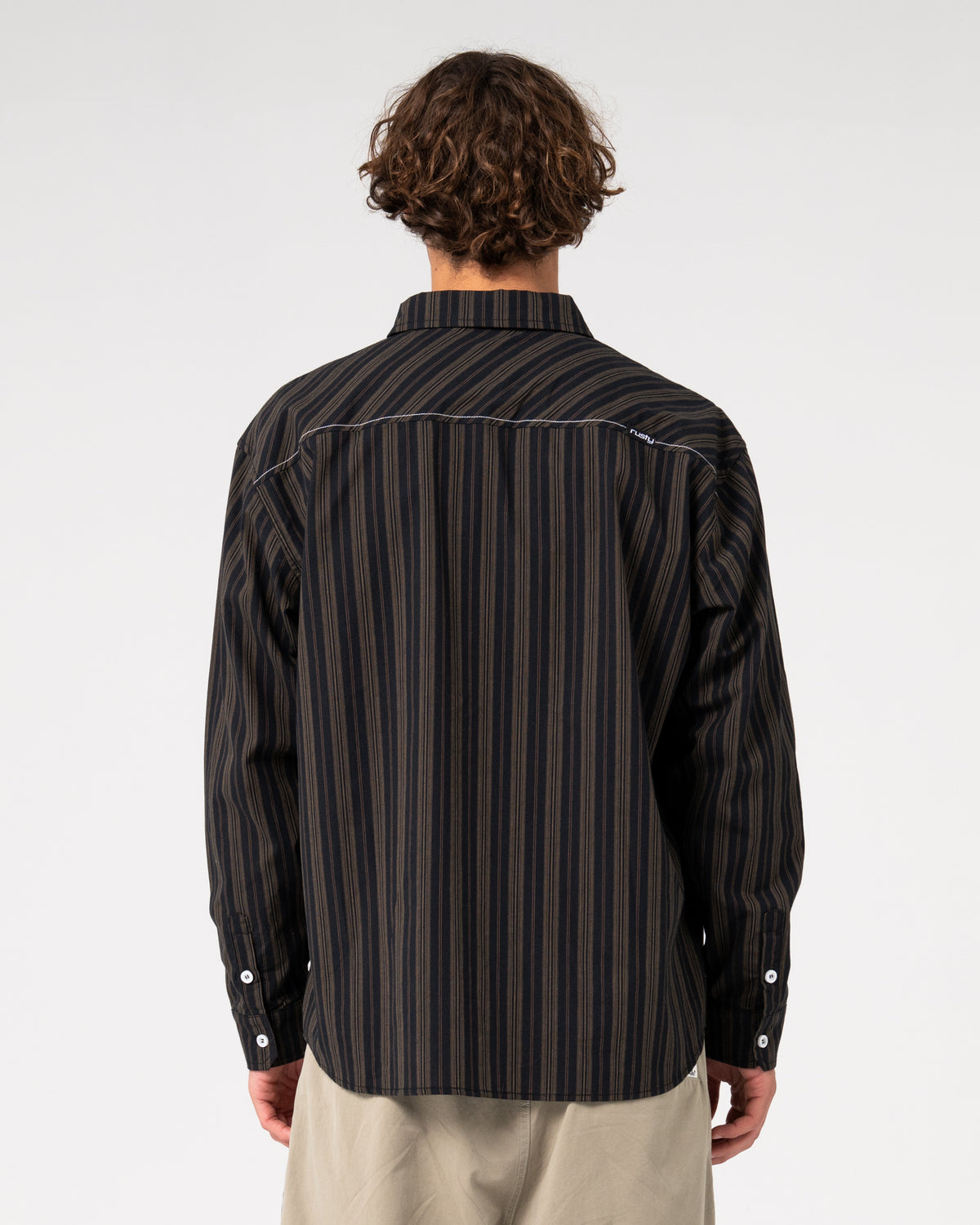 Rusty - Bandulu Long Sleeve Shirt |  Black