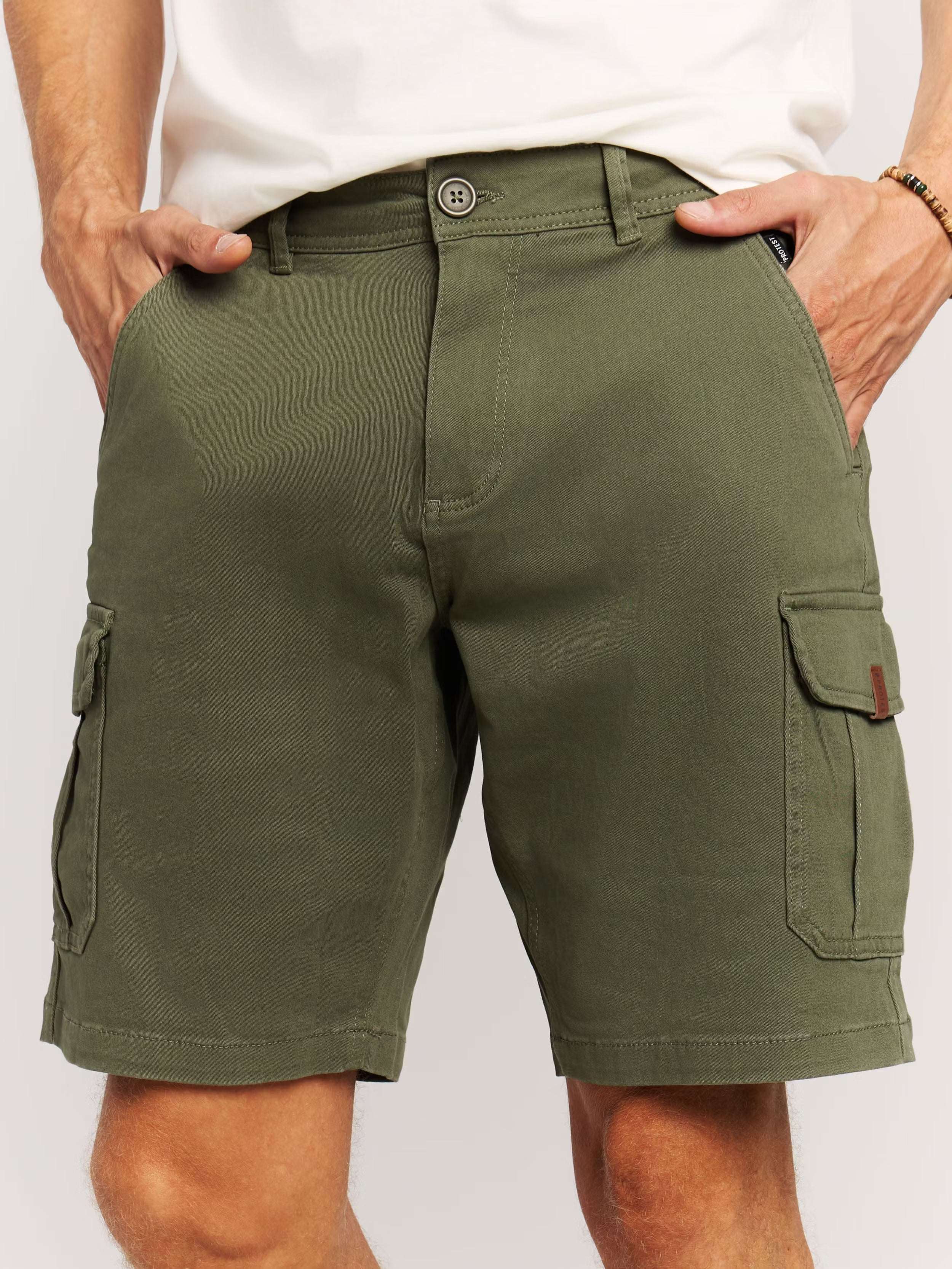 Protest - Nytro Mens Cargo Shorts | Spruce