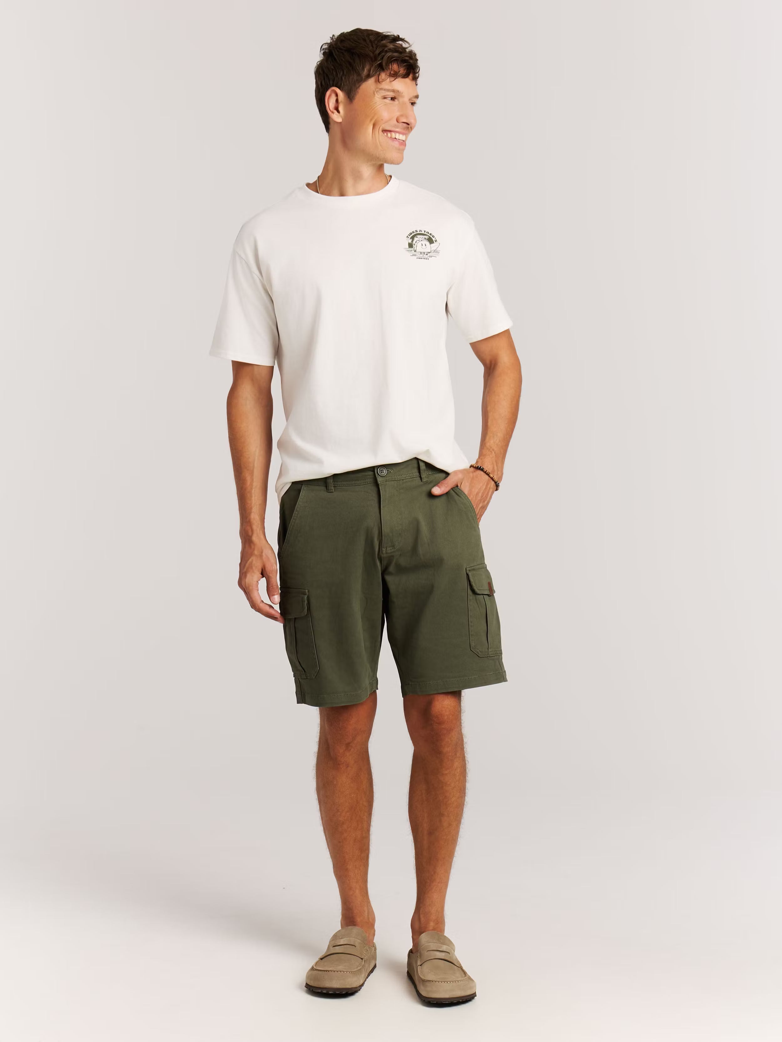 Protest - Nytro Mens Cargo Shorts | Spruce
