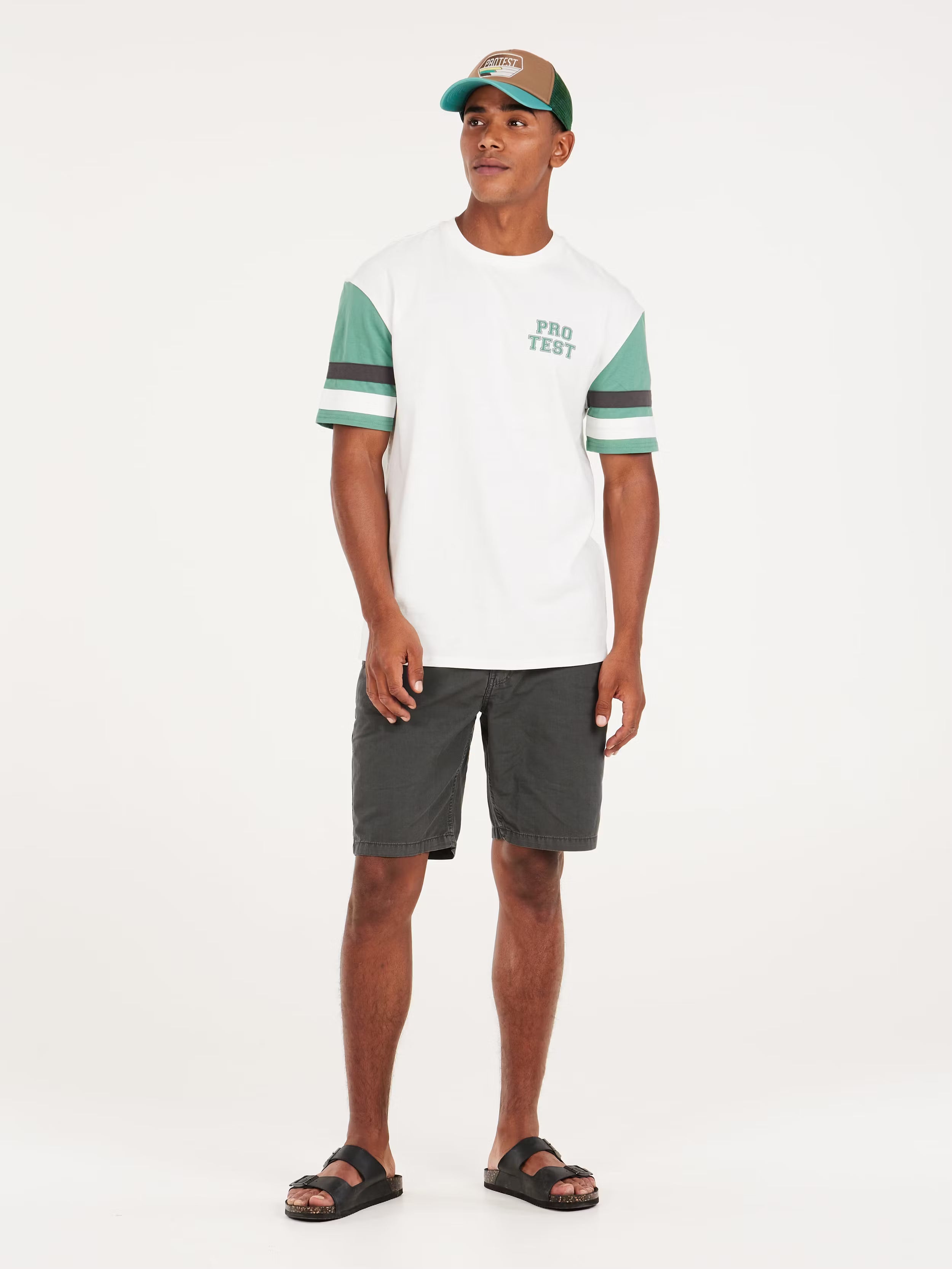 Protest - Comie Mens Shorts | Deep Grey