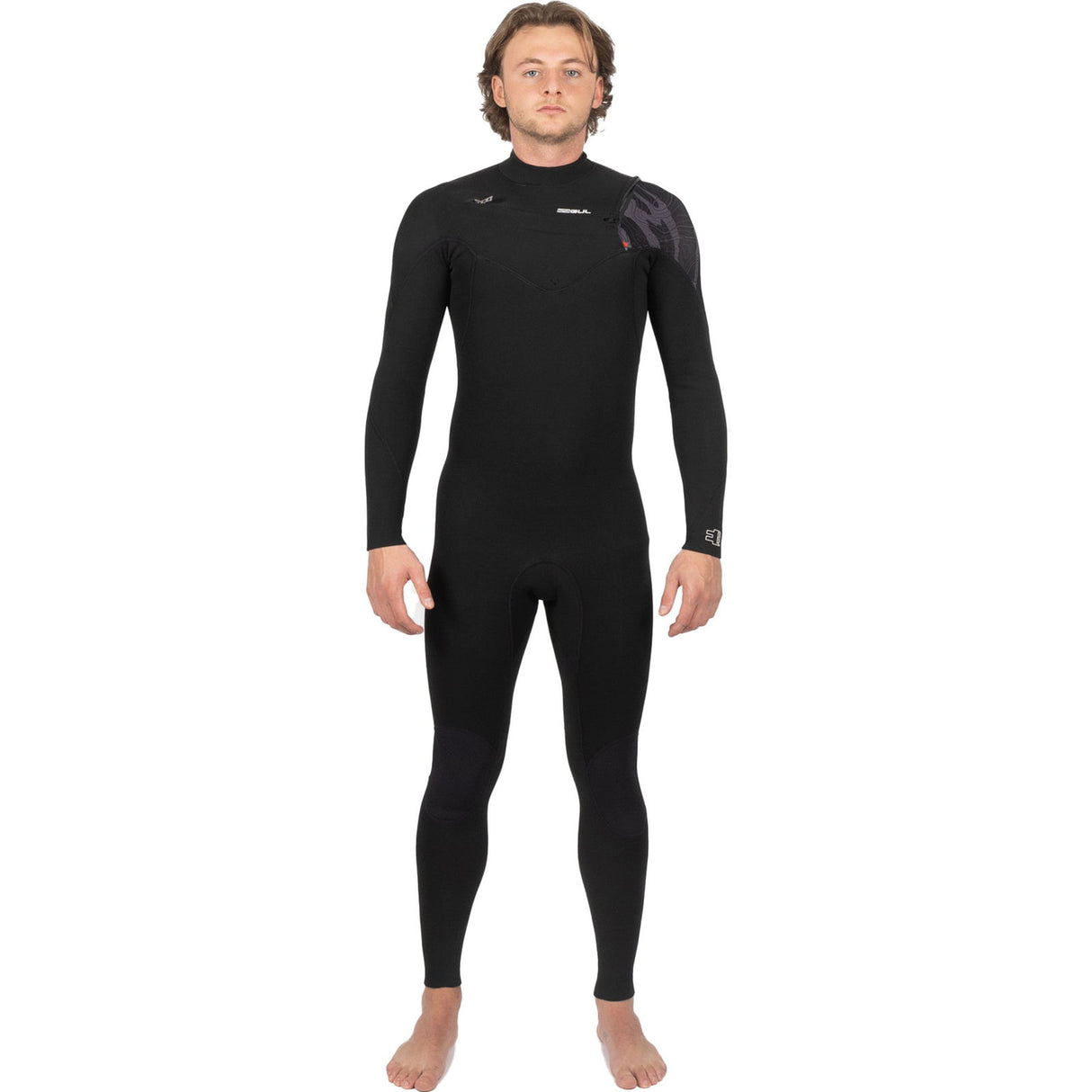 Gul - Response 3/2mm FL Steamer Wetsuit | Black -  - Married to the Sea Surf Shop - 