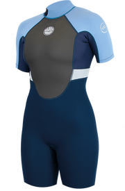 Alder - Womens Impact 3/2mm Wetsuit Shortie | Blue -  - Married to the Sea Surf Shop - 