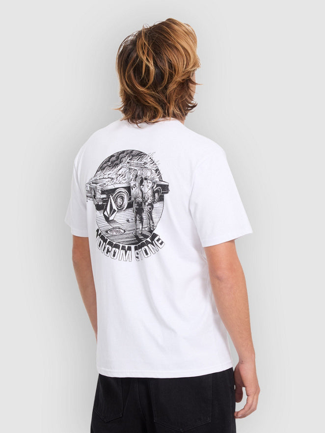 Volcom - Firecar Tee | White