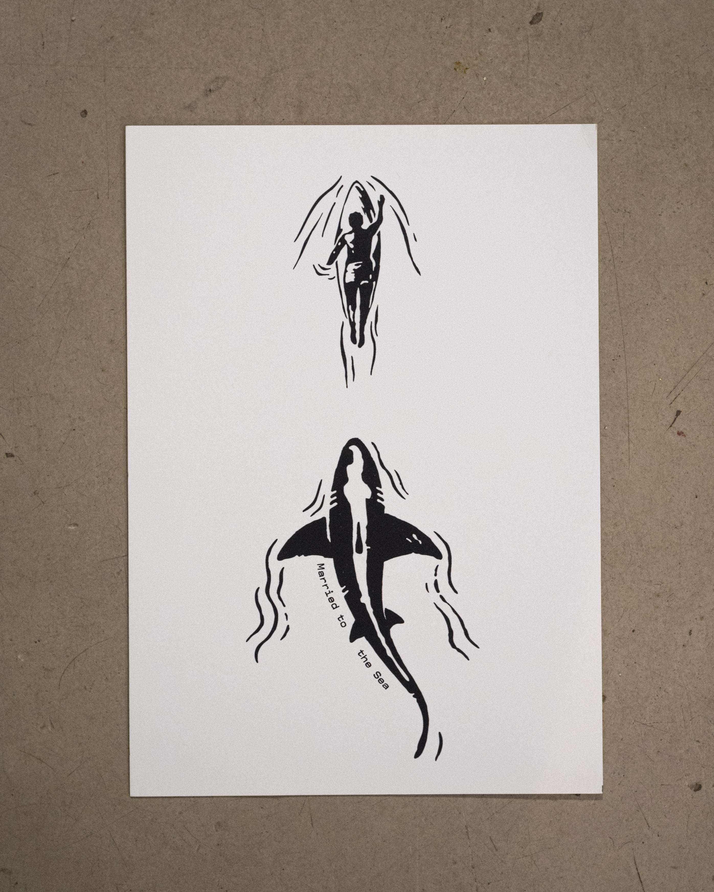 Chase Art Print | Black/White