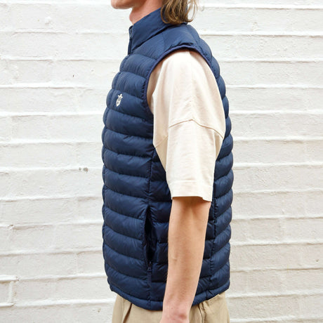 Anchor Padded Gilet - French Navy | Married to the Sea