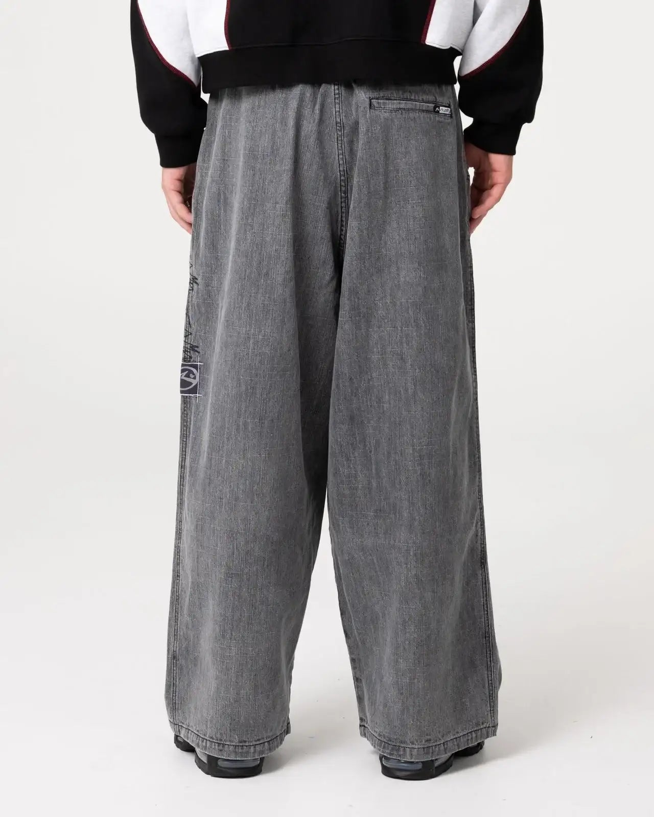 Rusty- Mista Slub Elastic Denim Jean | Washed Black