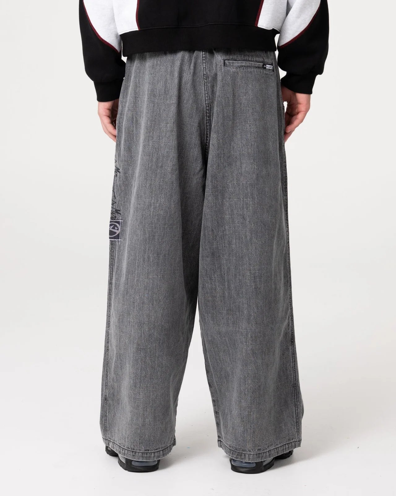 Rusty- Mista Slub Elastic Denim Jean | Washed Black