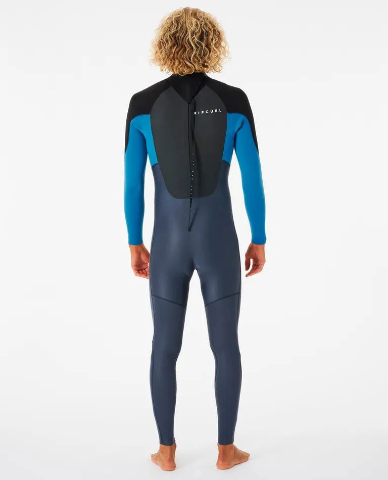 Rip Curl - Mens 4/3 Back Zip Steamer Wetsuit | Blue -  - Married to the Sea Surf Shop - 