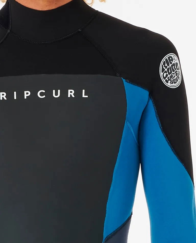 Rip Curl - Mens 4/3 Back Zip Steamer Wetsuit | Blue -  - Married to the Sea Surf Shop - 