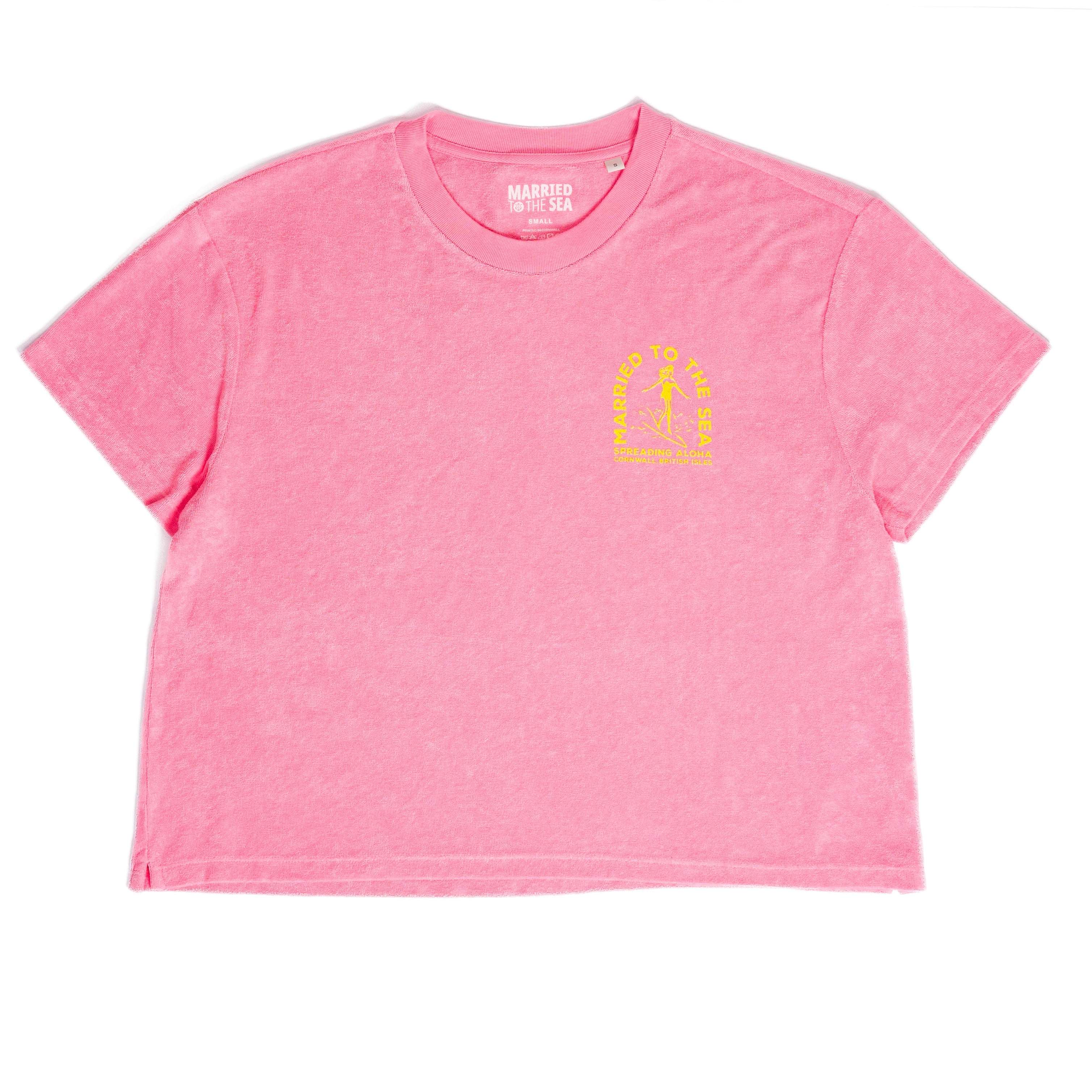 Surfer Girl Terry Towel T-Shirt | Candy Rose