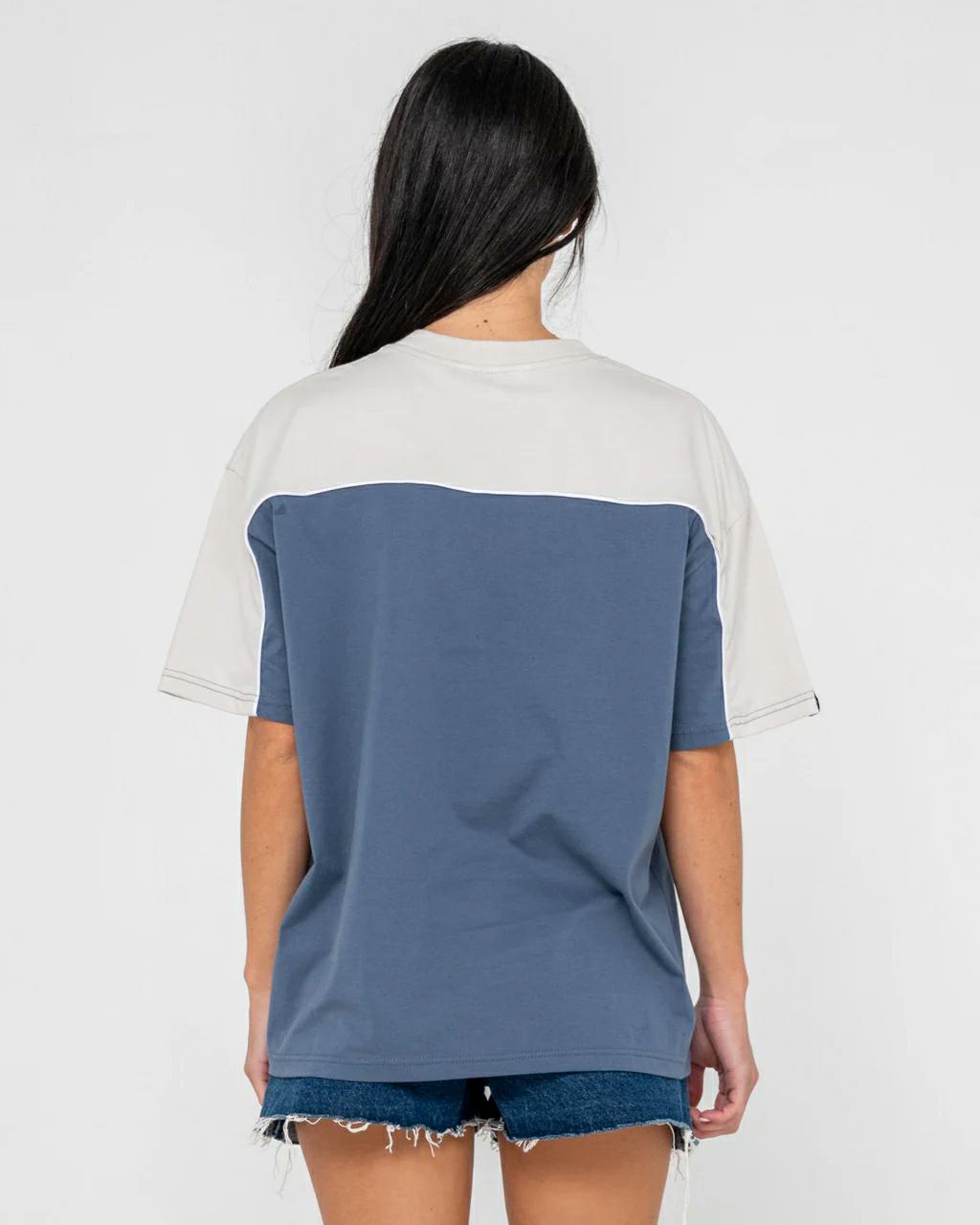 Rusty - Archived Ops Oversized Tee | China Blue