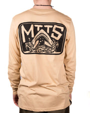 Bite Me Long Sleeve T-Shirt - Tan | Married to the Sea
