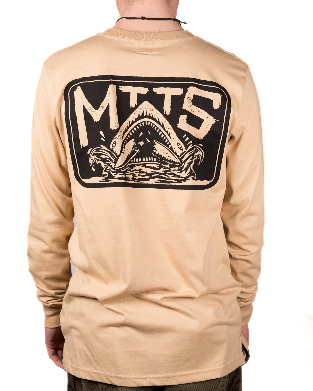 Bite Me Long Sleeve T-Shirt - Tan | Married to the Sea