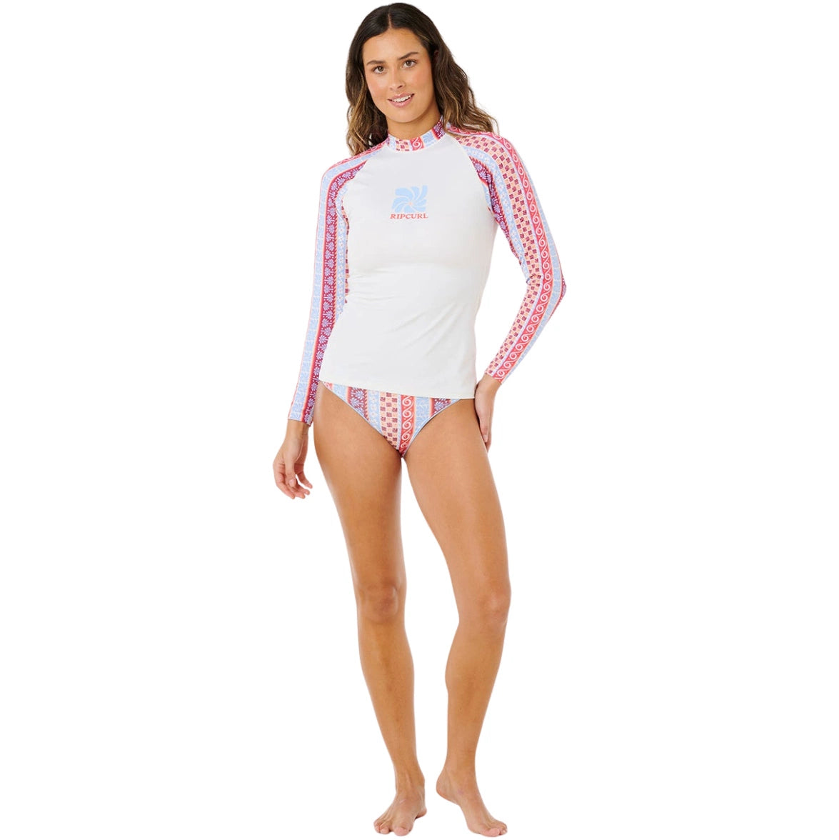 Rip Curl - Women's Coastal Instinct UPF Long Sleeve Rash Vest | Multi