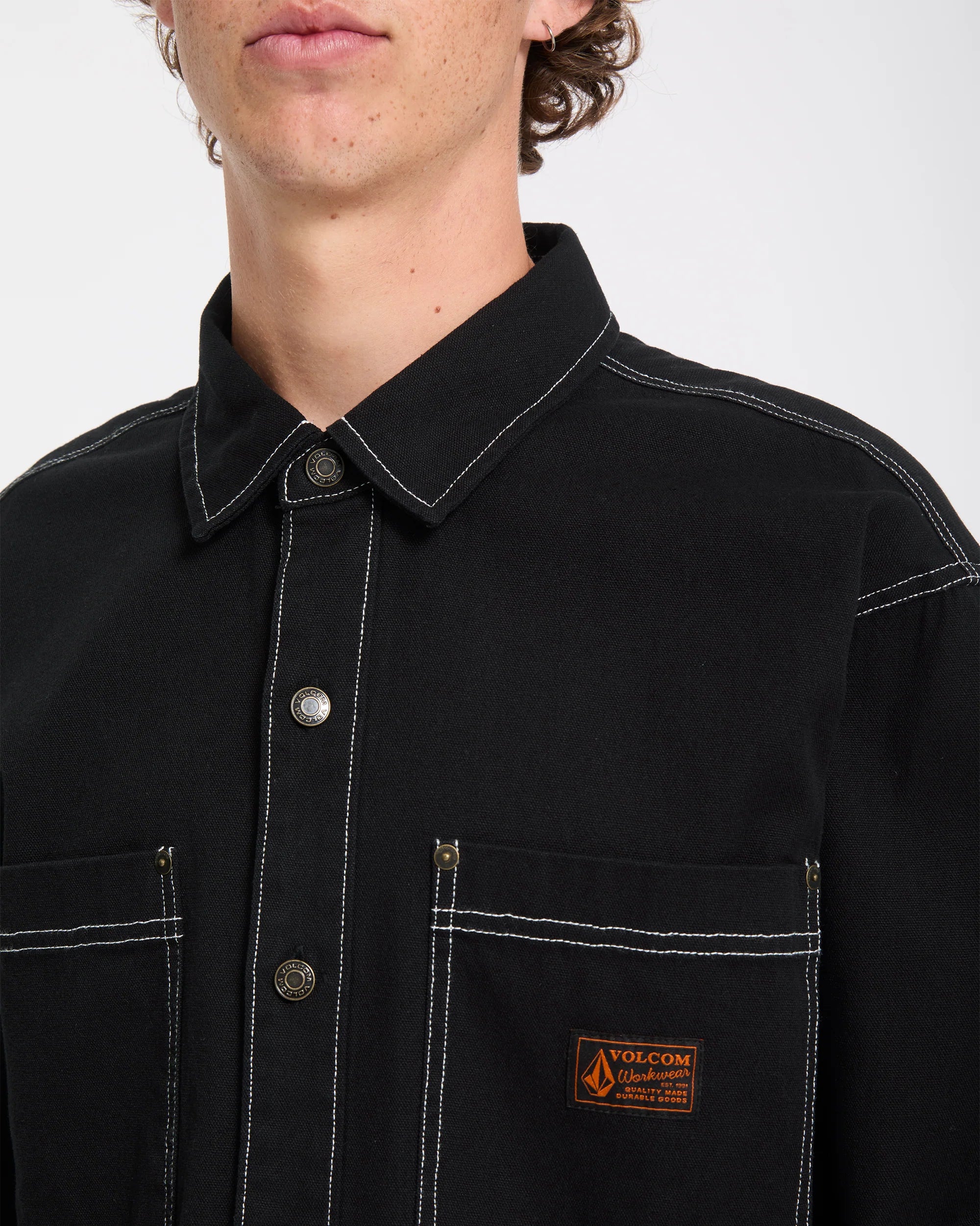 Volcom - Levelstone Shirt | Black/White