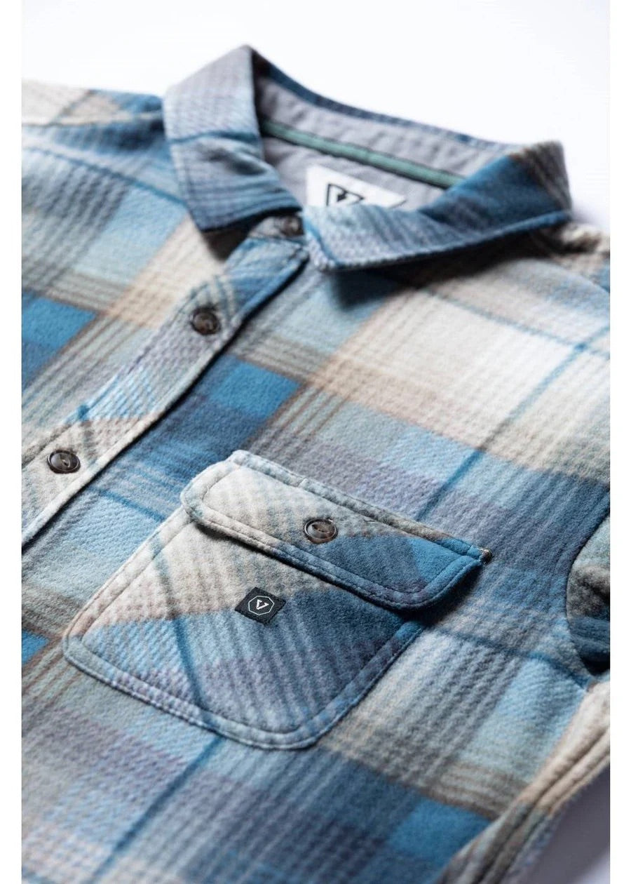 Vissla - Eco-zy LS Polar Flannel Shirt | Sea