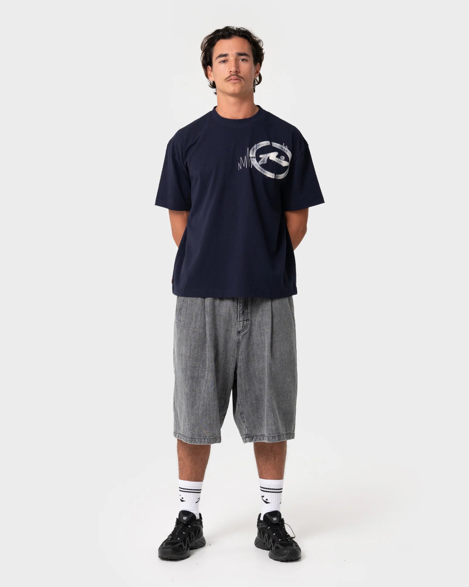 Rusty - Uncut Gems Short Sleeve Tee | Navy Blue