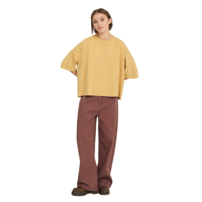 Volcom - STO'N Womens T-shirt | Mustard