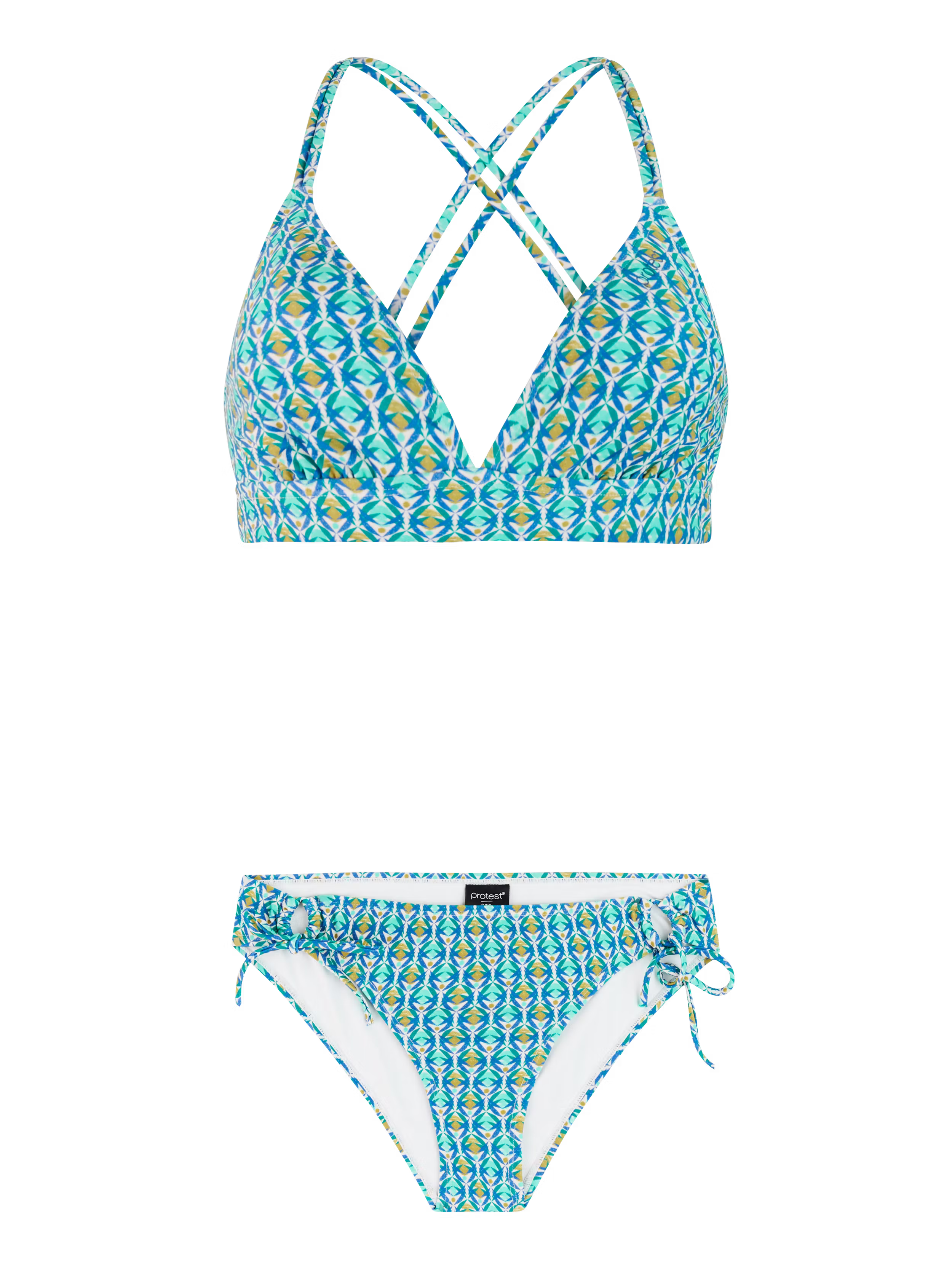 Protest - Lock Triangle Bikini Set | Gladio Blue
