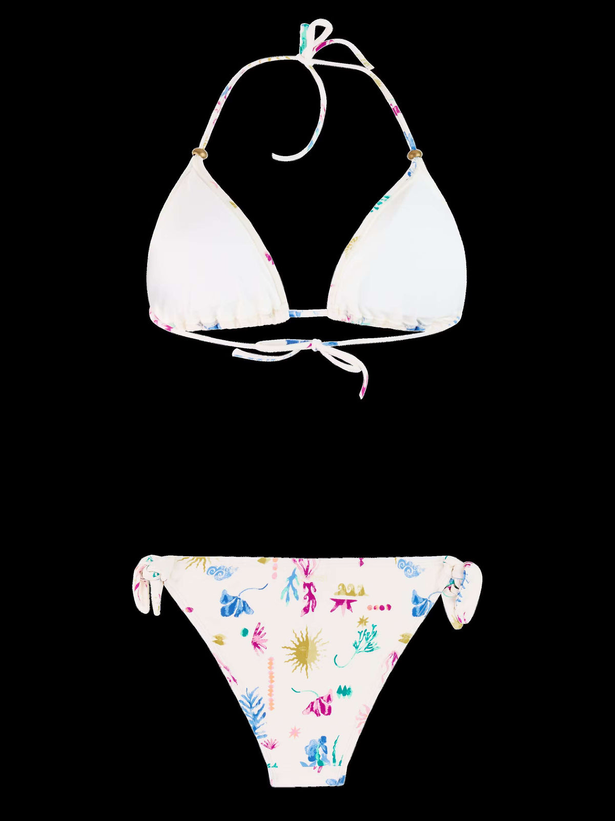 Protest - Empty Triangle Bikini Set | Canvas Off White