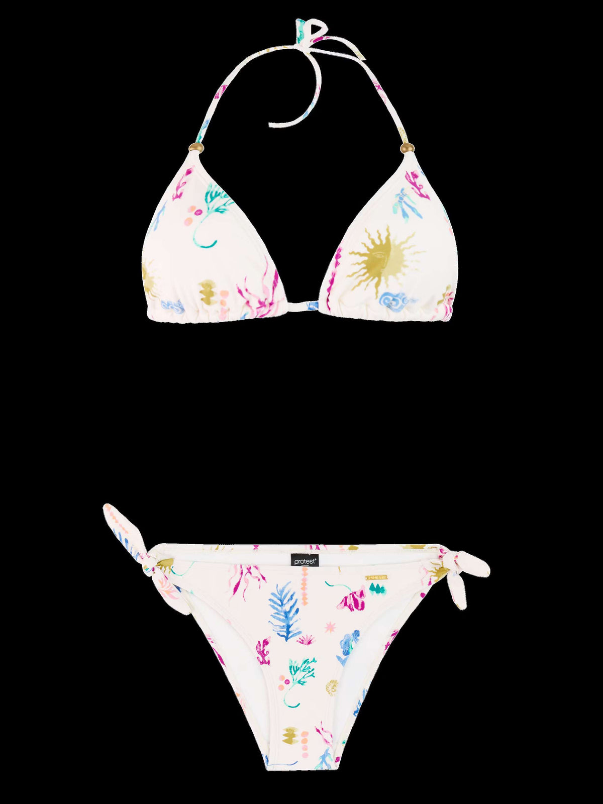 Protest - Empty Triangle Bikini Set | Canvas Off White