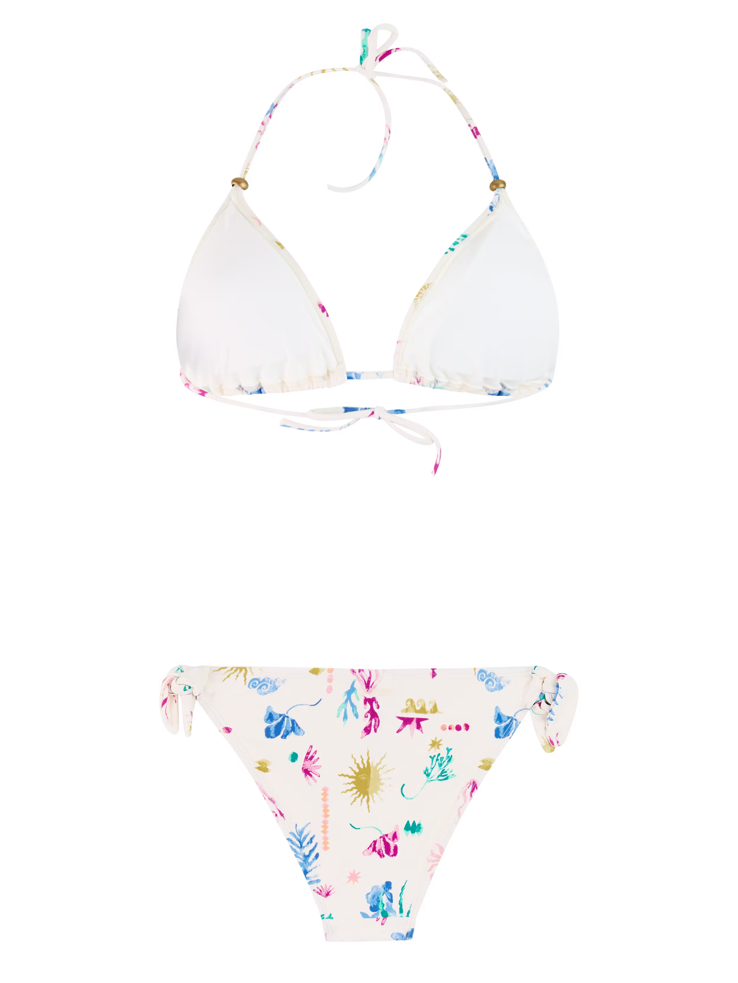 Protest - Empty Triangle Bikini Set | Canvas Off White