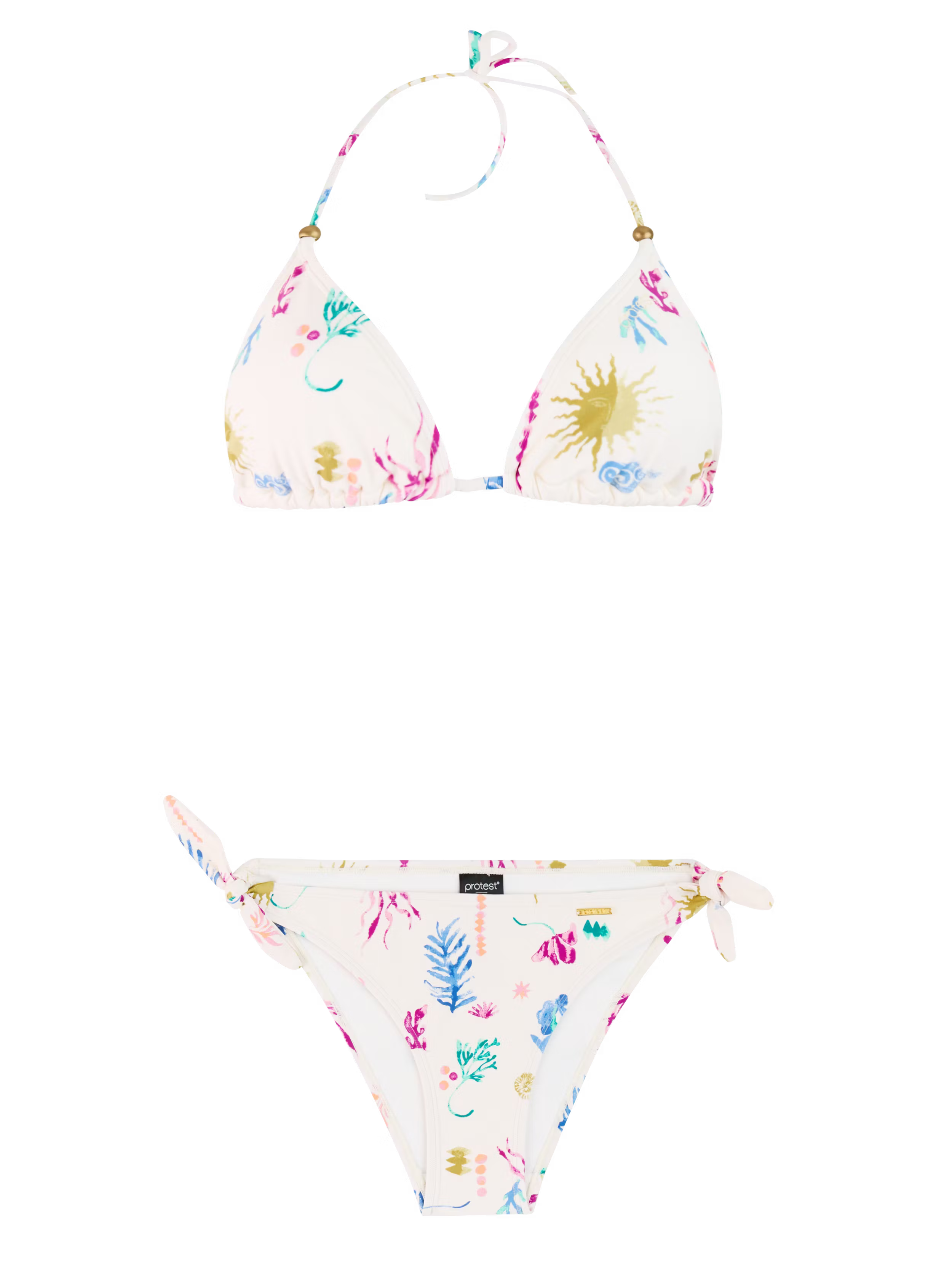 Protest - Empty Triangle Bikini Set | Canvas Off White