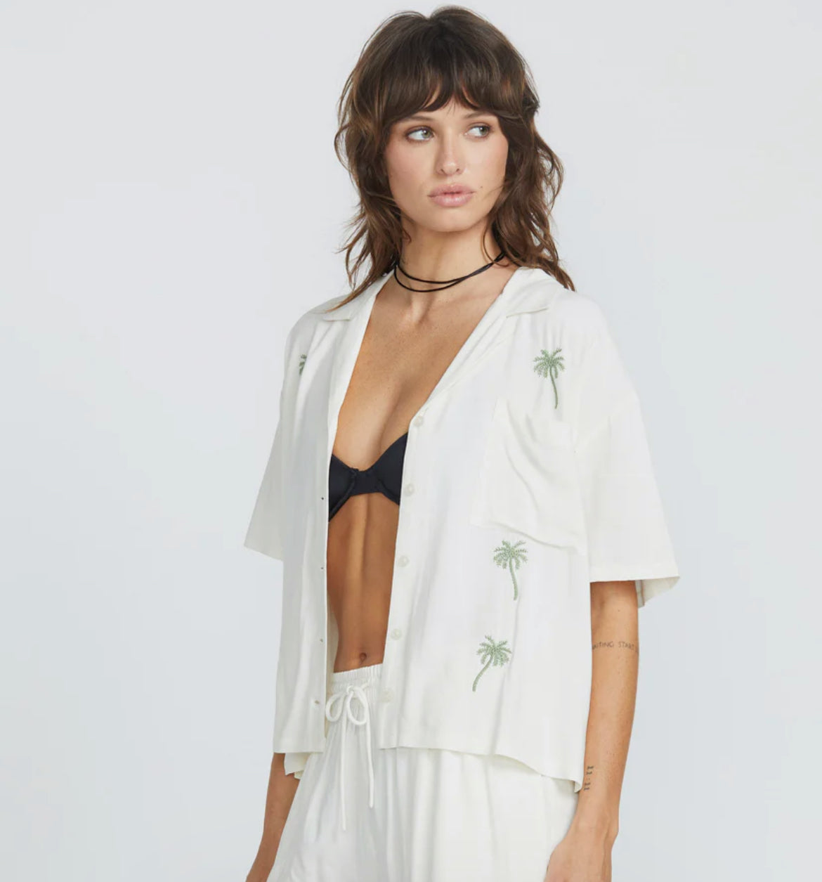 Volcom | Sun Stunner Shirt | Bone
