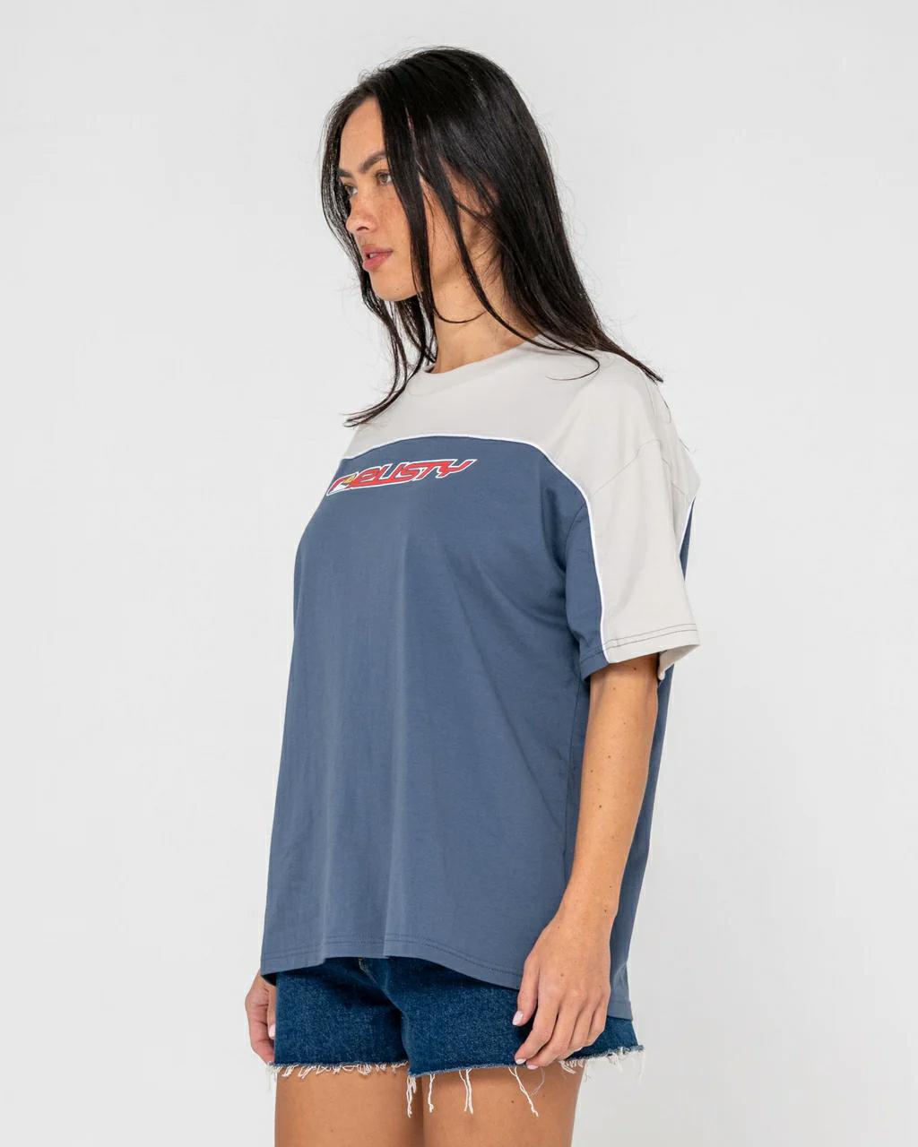 Rusty - Archived Ops Oversized Tee | China Blue